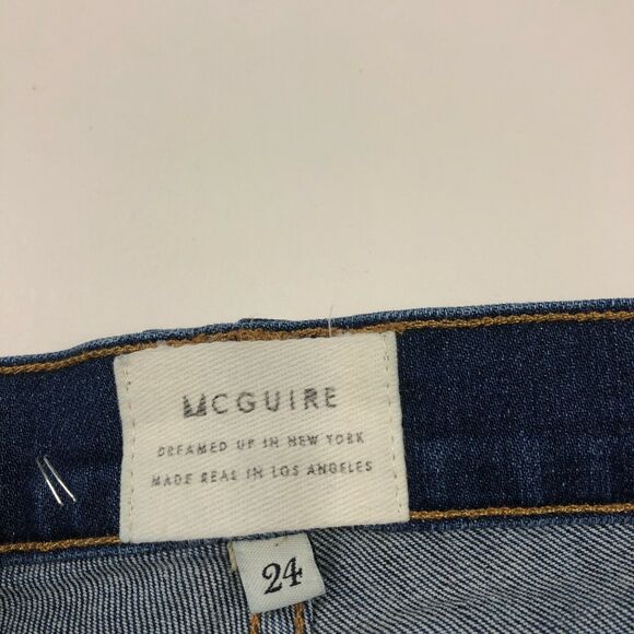 McGuire Slim Bootcut 24 Tag (Actual 24W 28L) New York Stretch Jeans - Picture 7 of 9